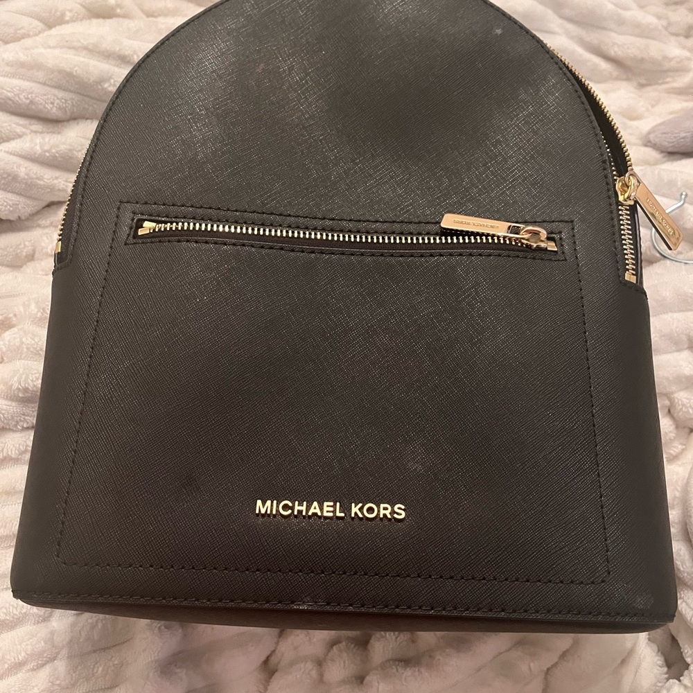 black Michael kors mini backpack